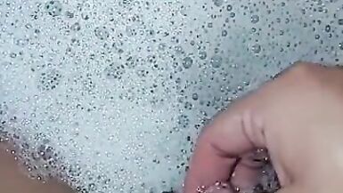 FTM Large Love Button Masturbation - 1 image