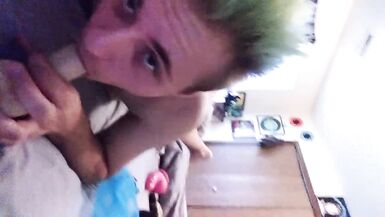 Ftm Transman engulfing and Playing with Dildos - 4 image