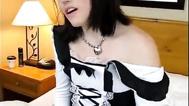 Sexy Legal Age Teenager Nyxi French Maid Fuck - 14 image