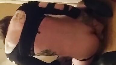 Hawt Tgirl Rides Sextoy - 13 image