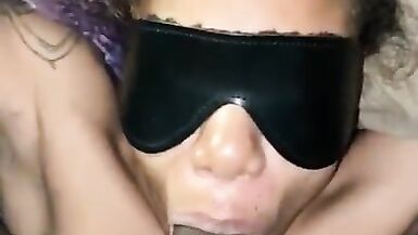 Bound her up, stuffed her face, and nutted in her face hole.. - 3 image