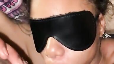 Bound her up, stuffed her face, and nutted in her face hole.. - 4 image