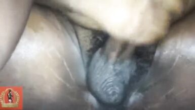 Houston Sheboy Ts Nubian Sneaks SexGodPicasso In Her Grandma Abode (BareBack) - 15 image