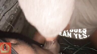 Houston Sheboy Ts Nubian Sneaks SexGodPicasso In Her Grandma Abode (BareBack) - 4 image