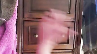 Cute Slender Transgender Stretches and Shows Gap up Close for Dad - 8 image