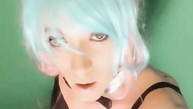 Hot Sheboy Mistresse Showing off her Beautiful Face on Snapchat - 5 image