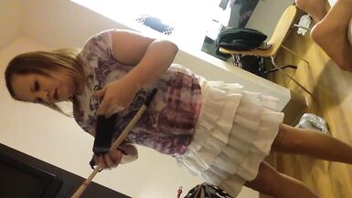 My Son and his Lady-Boy Girlfriend 1st Play Time as Domina sub - 1 image