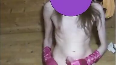 Joys Bikini Panties try on Haul - Slim, Golden-Haired and Lengthy Haired Sissy CD Teases and Cums - 13 image