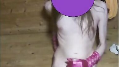 Joys Bikini Panties try on Haul - Slim, Golden-Haired and Lengthy Haired Sissy CD Teases and Cums - 14 image