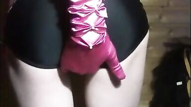 Joys Bikini Panties try on Haul - Slim, Golden-Haired and Lengthy Haired Sissy CD Teases and Cums - 9 image