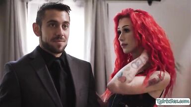 Sheladys engulfing fortunate knob in 3some - 3 image