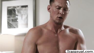 TS stepdaughter gives stepdad the most good blow job - 11 image