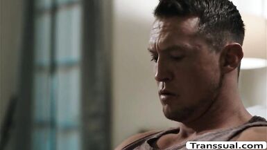 TS stepdaughter gives stepdad the most good blow job - 2 image