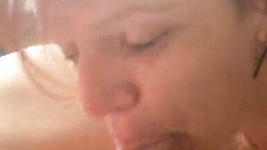 hot trans gives bi chaps 1st time BJ POV - 11 image