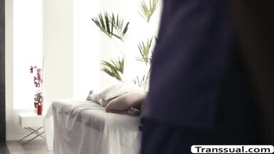 TS Casey bangs TBabe Customer Ellas butt - 3 image