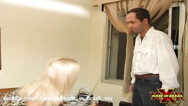 Evangelical pastor spending the tithe to engulf golden-haired tgirl - Bruna Prado - Carol Penelope - Carla Novaes - Full scene on Red - 1 image