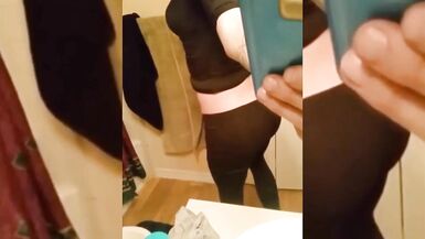 Sexy Tgirl enjoys showing off - 2 image