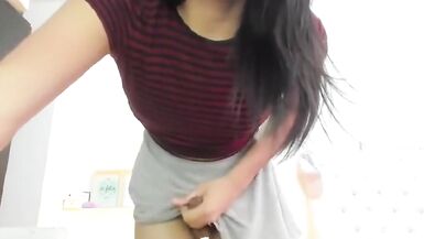 This Babe is a Prostitute Upskirt Pre Cum Masturbarting it - 4 image