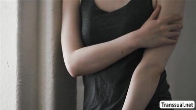 TS Ella visits Stepdads abode to fuck - 2 image