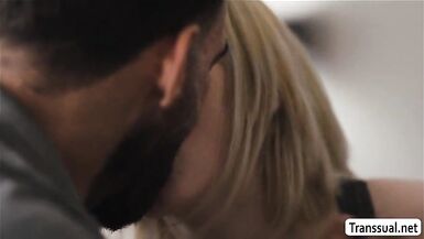 TS Ella visits Stepdads abode to fuck - 6 image