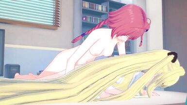 [to Love-Ru] Futanari Mea Kurosaki x Konjiki no Yami(cg Anime) - 13 image