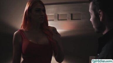 Hot ts Aspen Brooks hungrily engulf jock - 5 image