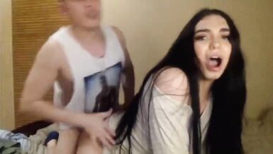 Super Cute Shemale with her Boyfriend having Sex for the Camera - 13 image