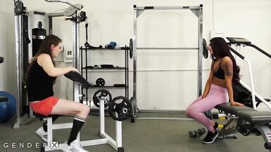 GenderX - Transgender Women Fuck In The Gym - 2 image