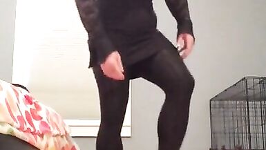 Deanna's Hidden Knob (crossdressing, Female Mask, Transformation, Petticoat, Heels, Feminization) - 1 image