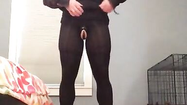 Deanna's Hidden Knob (crossdressing, Female Mask, Transformation, Petticoat, Heels, Feminization) - 9 image