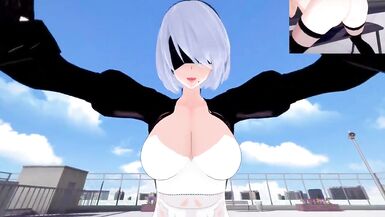 Nier: Screwed by 2b Futanari Taker POV - 9 image