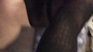 Sexy juvenile golden-haired legal age teenager crossdresser sissy bodysuit - 13 image