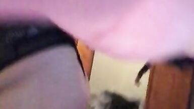 Sexy juvenile golden-haired legal age teenager crossdresser sissy bodysuit - 9 image