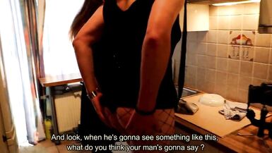 T-angel Alexandra banging her cousin in the kitchen - 2 image