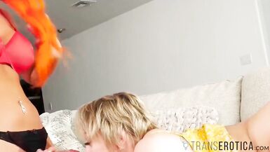 TRANSEROTICA Redhead Aspen Brooks Bonks mother I'd like to fuck Previous To Cum Shower - 7 image