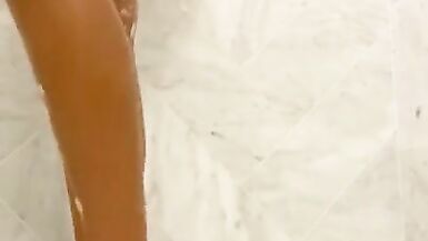 BBC Large Wazoo Ladyboy Chick in Shower - 3 image