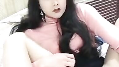 女神喵儿，超可爱国产伪娘玩菊花飞机杯撸射~ - 9 image