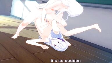 REZERO ECHIDNA SCHOOL SHEMALE HENTAI EMILIA - 13 image