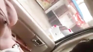 Hung Lalin Girl Ladyboy Receives Her Wang Sucked in Public - 11 image