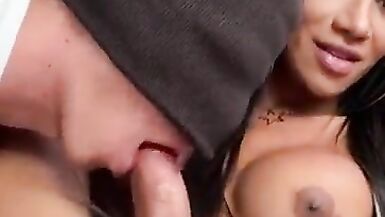 Hung Lalin Girl Ladyboy Receives Her Wang Sucked in Public - 7 image