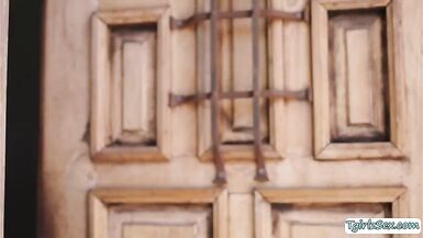 TS golden-haired analed by boyfriends large wang - 1 image