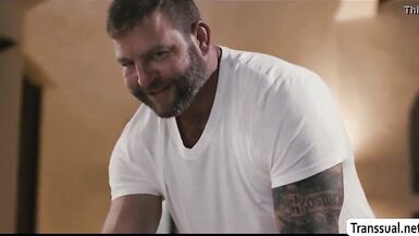 Masseuse bangs Sexy Customer TS Natalie - 8 image