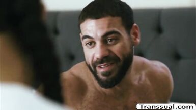 TS Eva likes the way Stepdad copulates her gazoo - 6 image