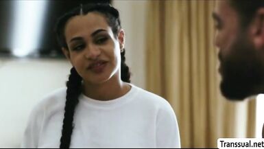 TS Eva copulates Stepdad whilst mamma is aways - 5 image