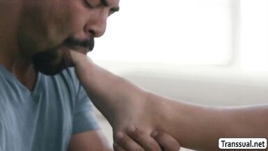 TS Khloe copulates and sucks Stepdads bigcock - 11 image