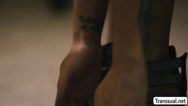 TS Khloe copulates and sucks Stepdads bigcock - 2 image