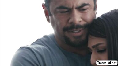 TS Khloe copulates and sucks Stepdads bigcock - 6 image