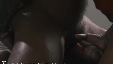 Coarse Interracial Bareback Fuck With Super Sexy Lady-Boy - 2 image