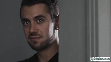 TS stepsis gives her stepbro a foot job - 1 image