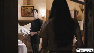 TS Jessica bangs her Customers backdoor - 1 image